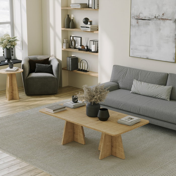 Hanah Home Mushroom 2 - Roble zafiro